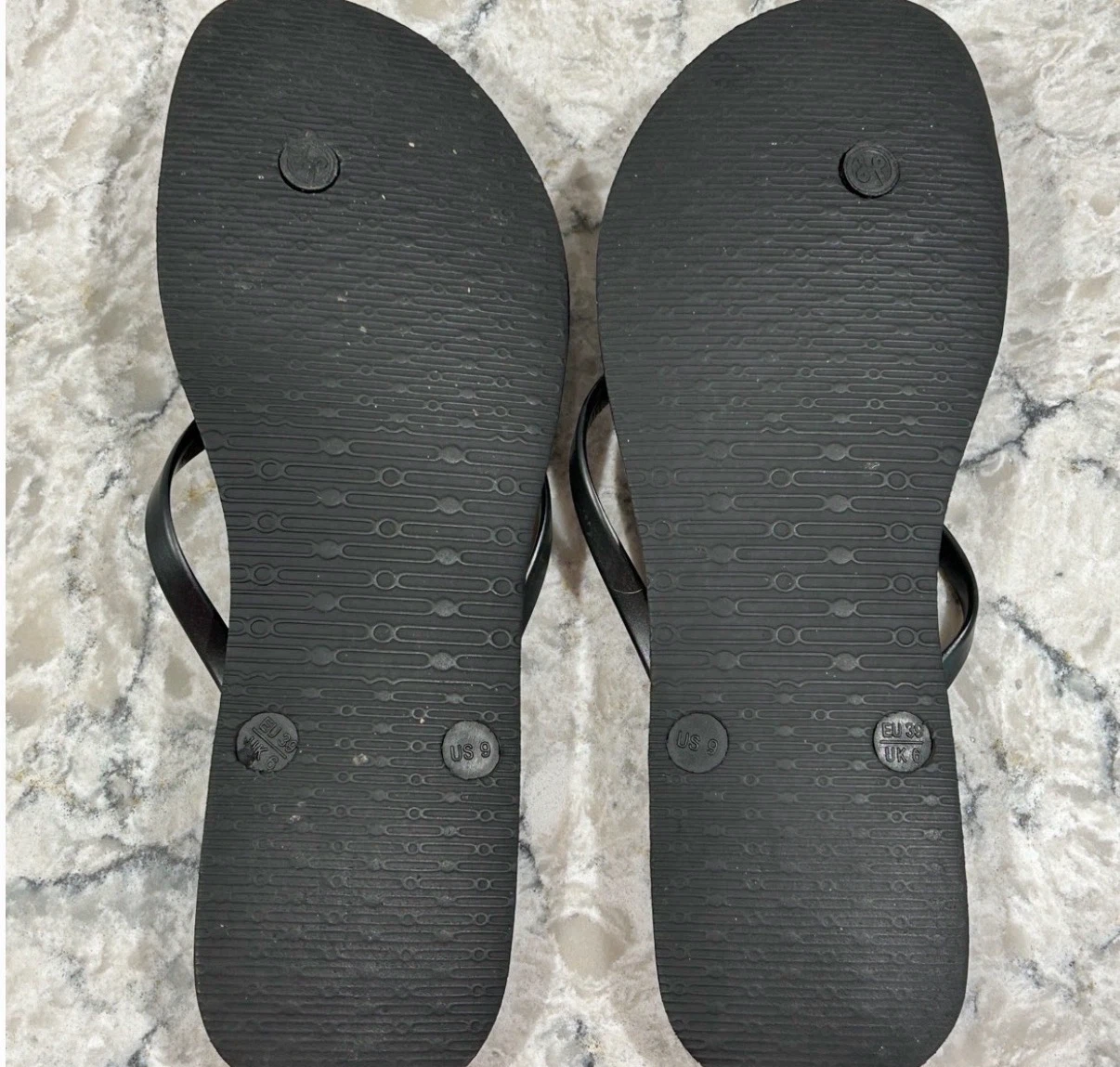 Women’s Lindsay Phillips Black Switch Flip Flops w/ Snaps Gems - photo 3
