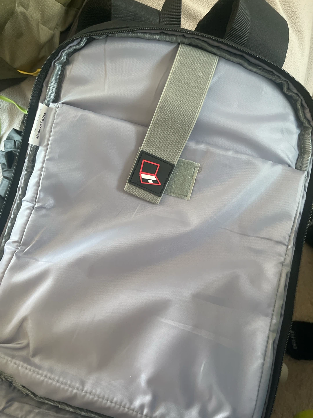 Black Backpack with Laptop Sleeve - photo 5