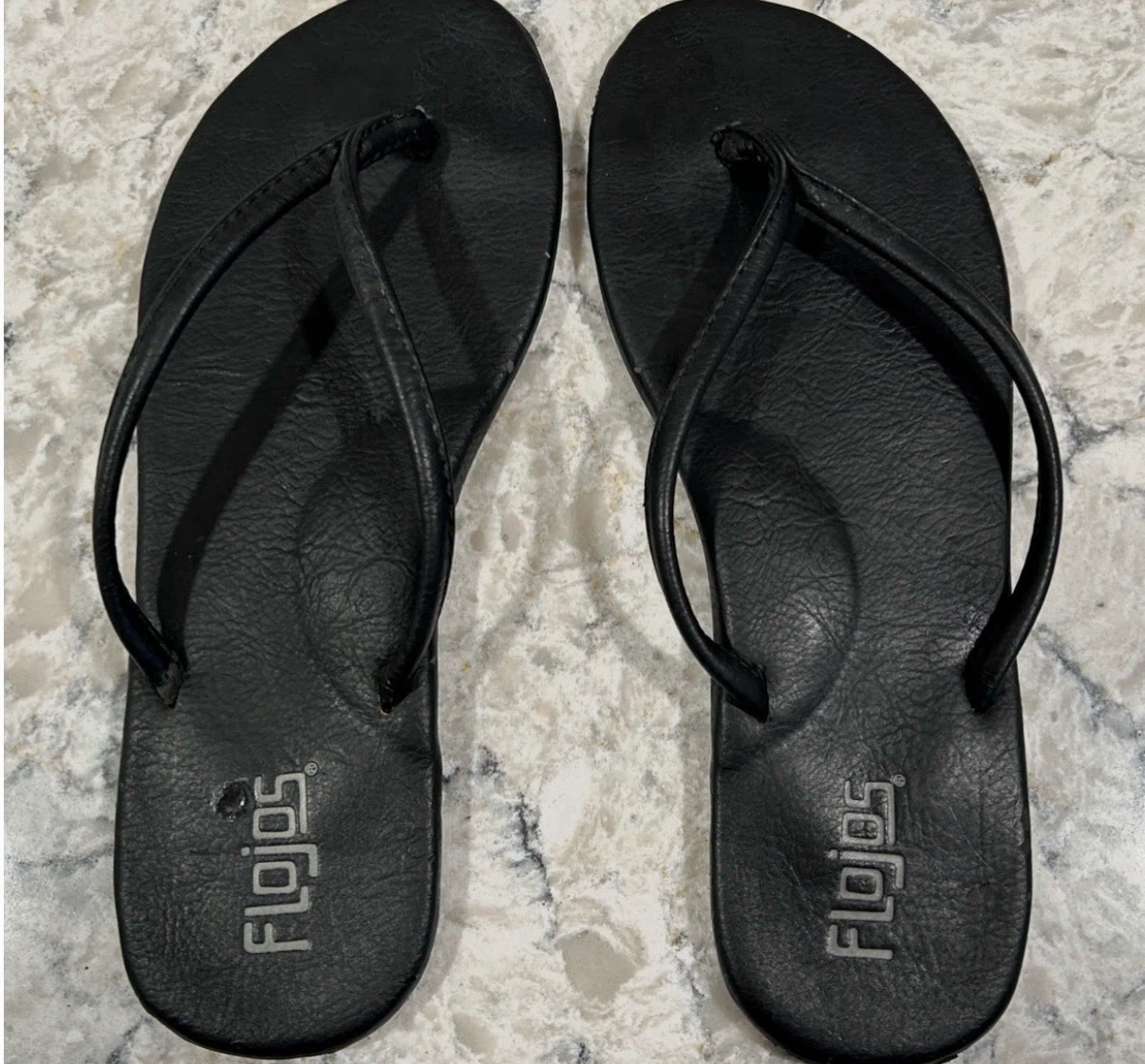 Women’s Flojos Black Flip Flops
