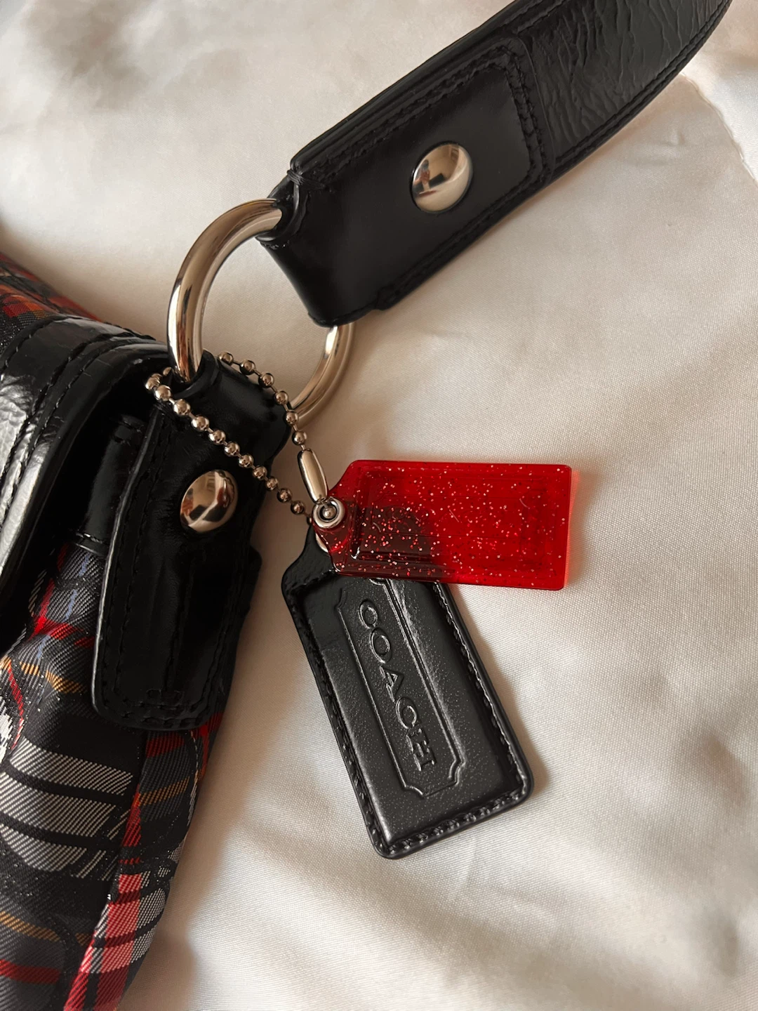 Coach Signature Plaid Shoulder Bag - photo 2