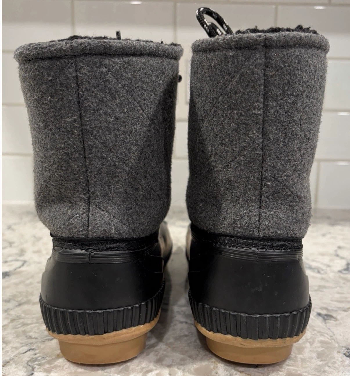 Joe Fresh Women's Duck Boots - Grey/Black - photo 3