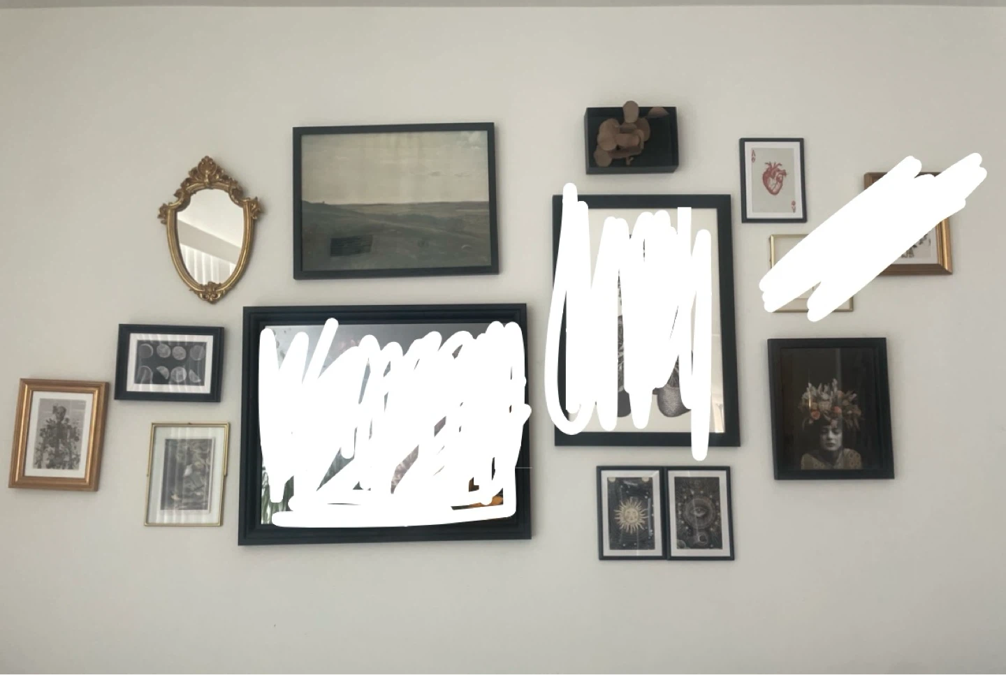 Framed Moon Phase Wall Art - photo 2