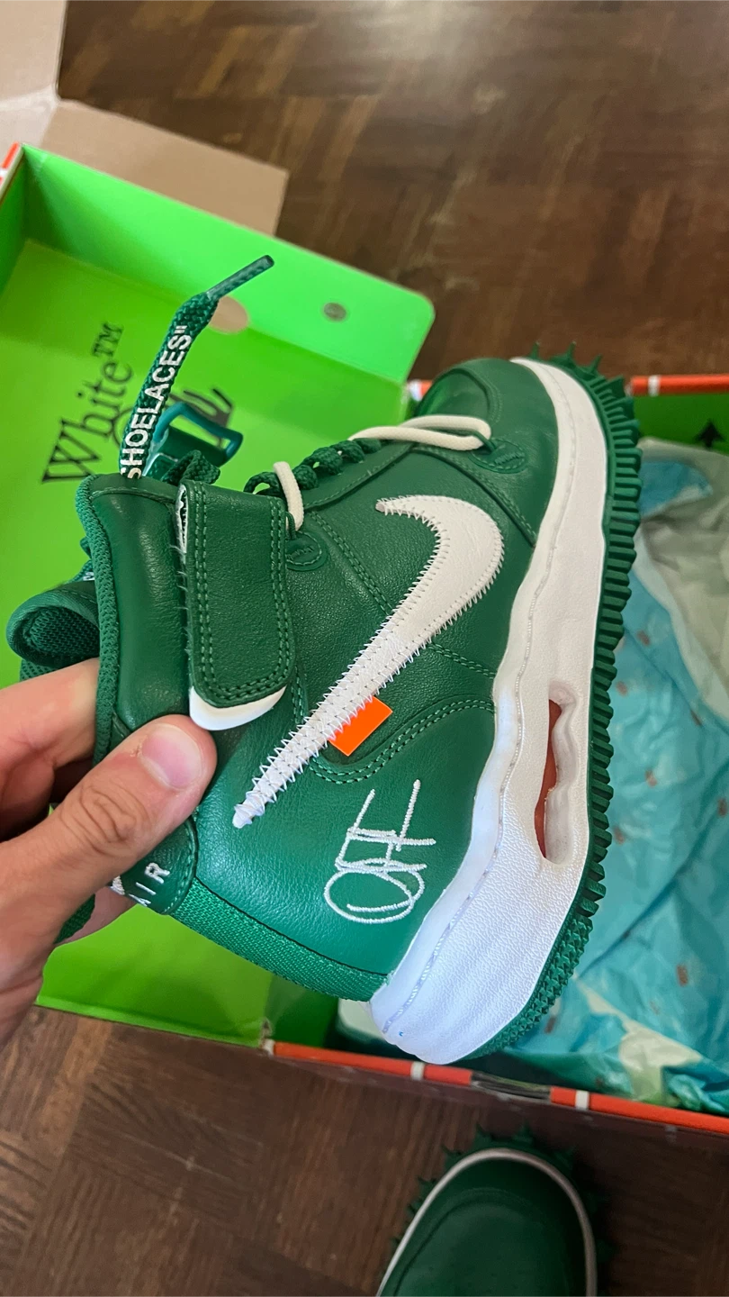 Nike Air Force 1 Mid SP LTHR Pine Green White