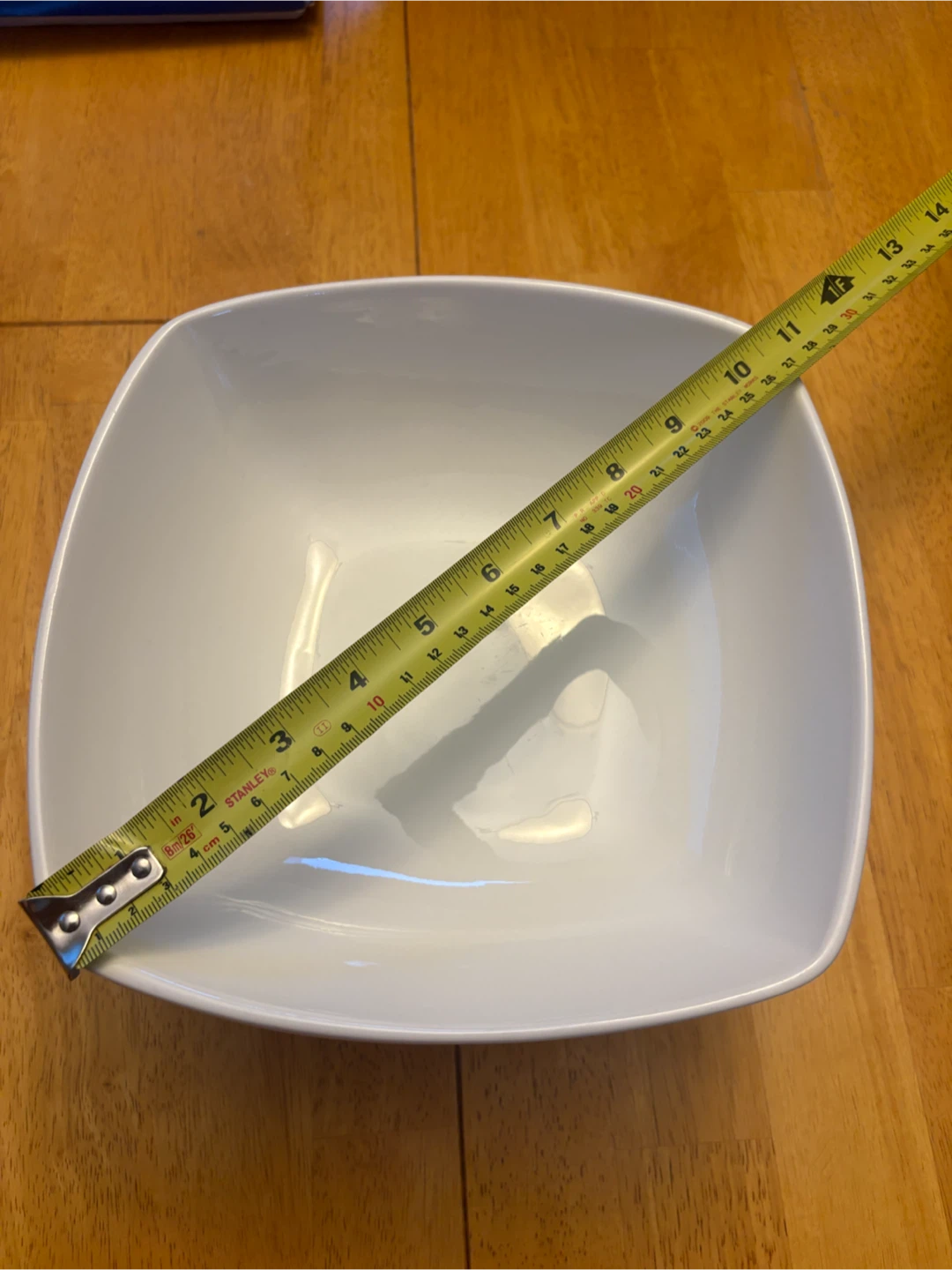 White Square Serving Bowl