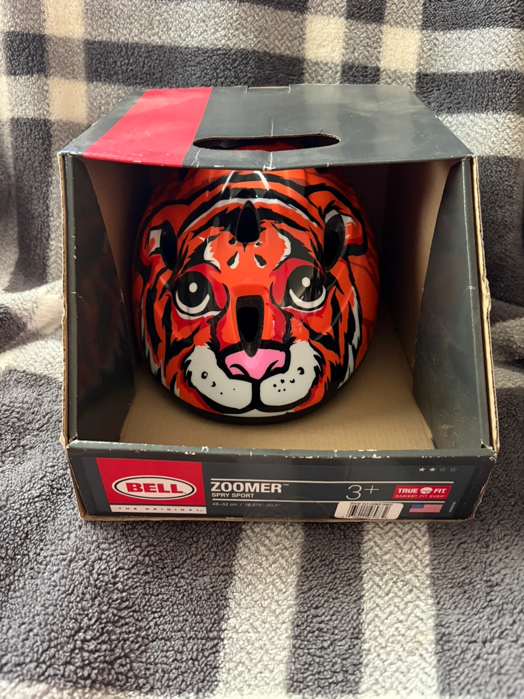 Bell Zoomer Spray Sport Kids Helmet - Tiger Design