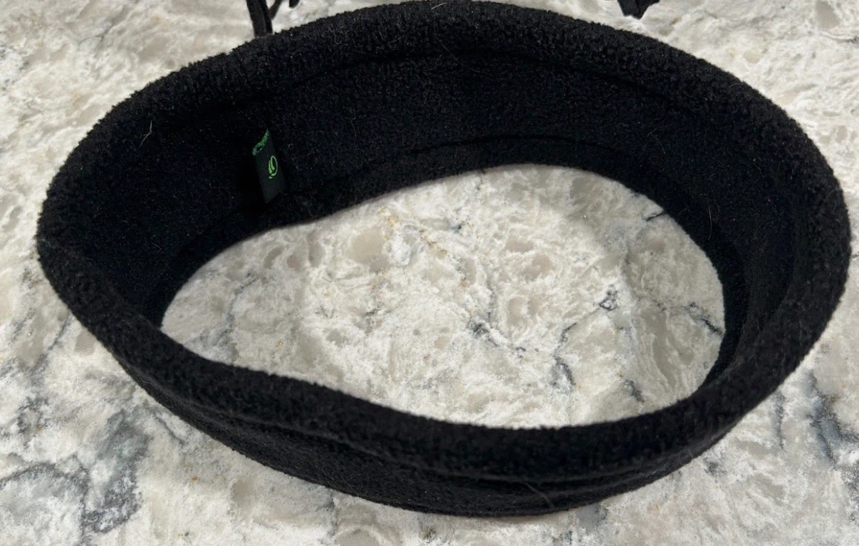 Women’s/Mens Black Fleece Head Warmer and Scarf Set - photo 3