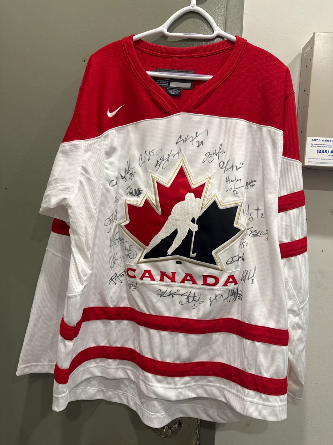 Signed Canada Hockey Jersey