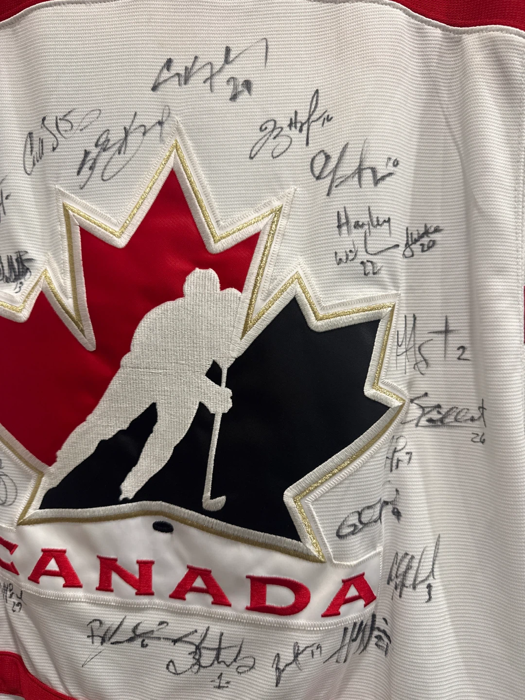 Signed Canada Hockey Jersey - photo 2