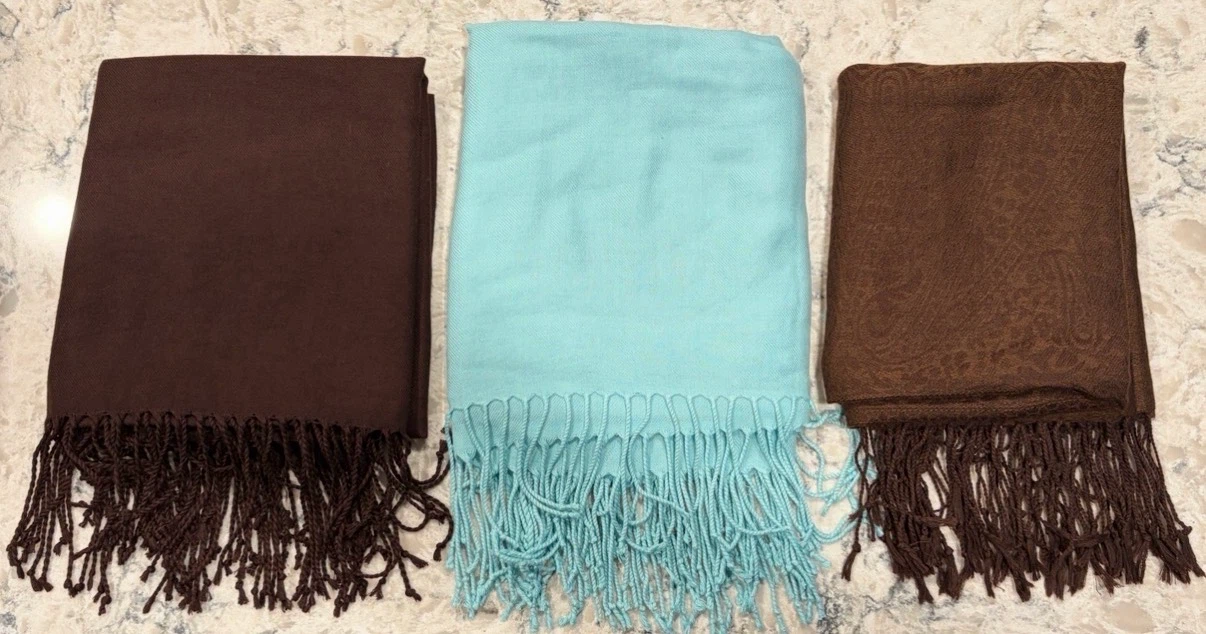 Assorted Pashmina/Shawls/Scarf ($12 each or 2 for $20)