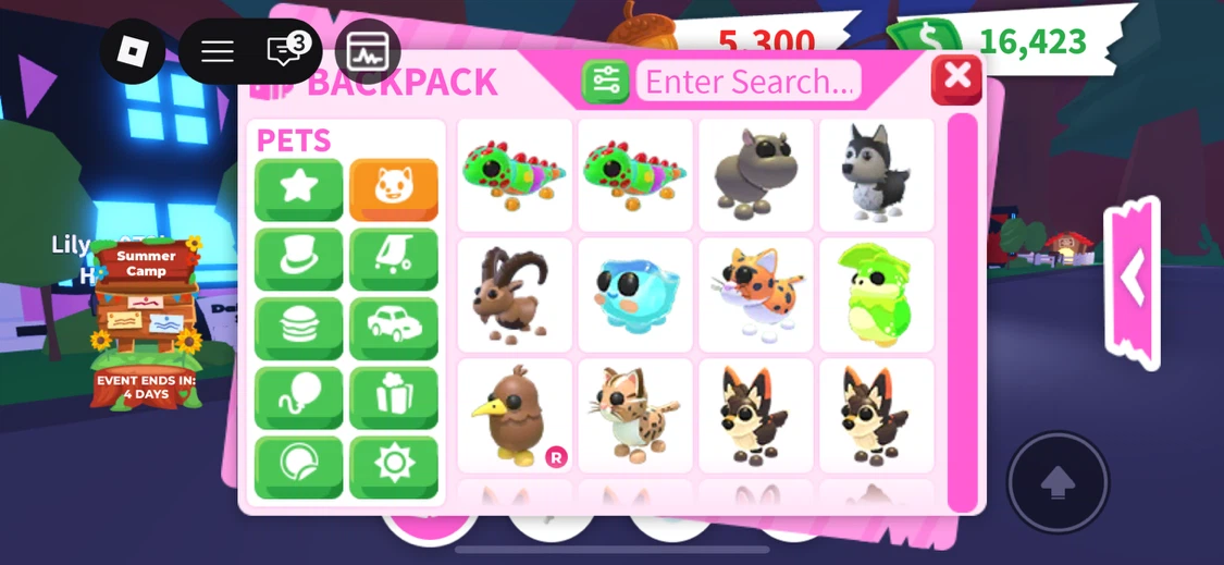 Second part of adopt me inv more on page