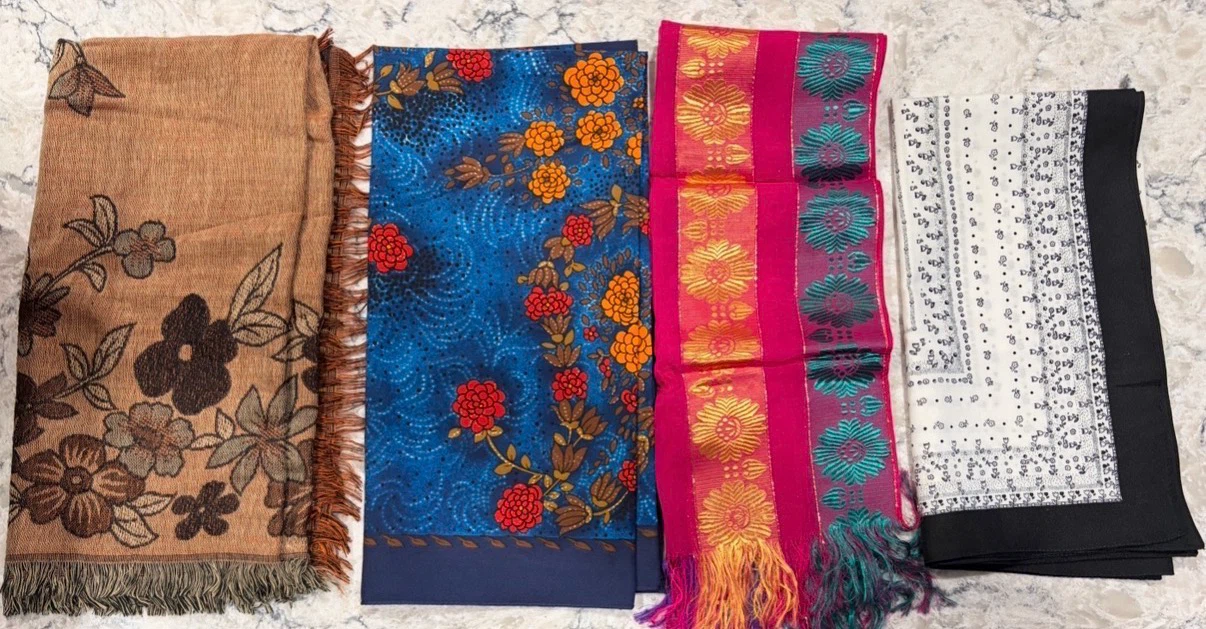 Collection of women’s Scarves ($8 each)