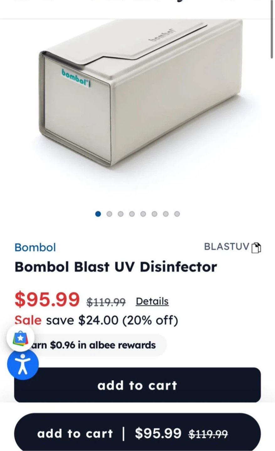 Bombol Blast UV Disinfector