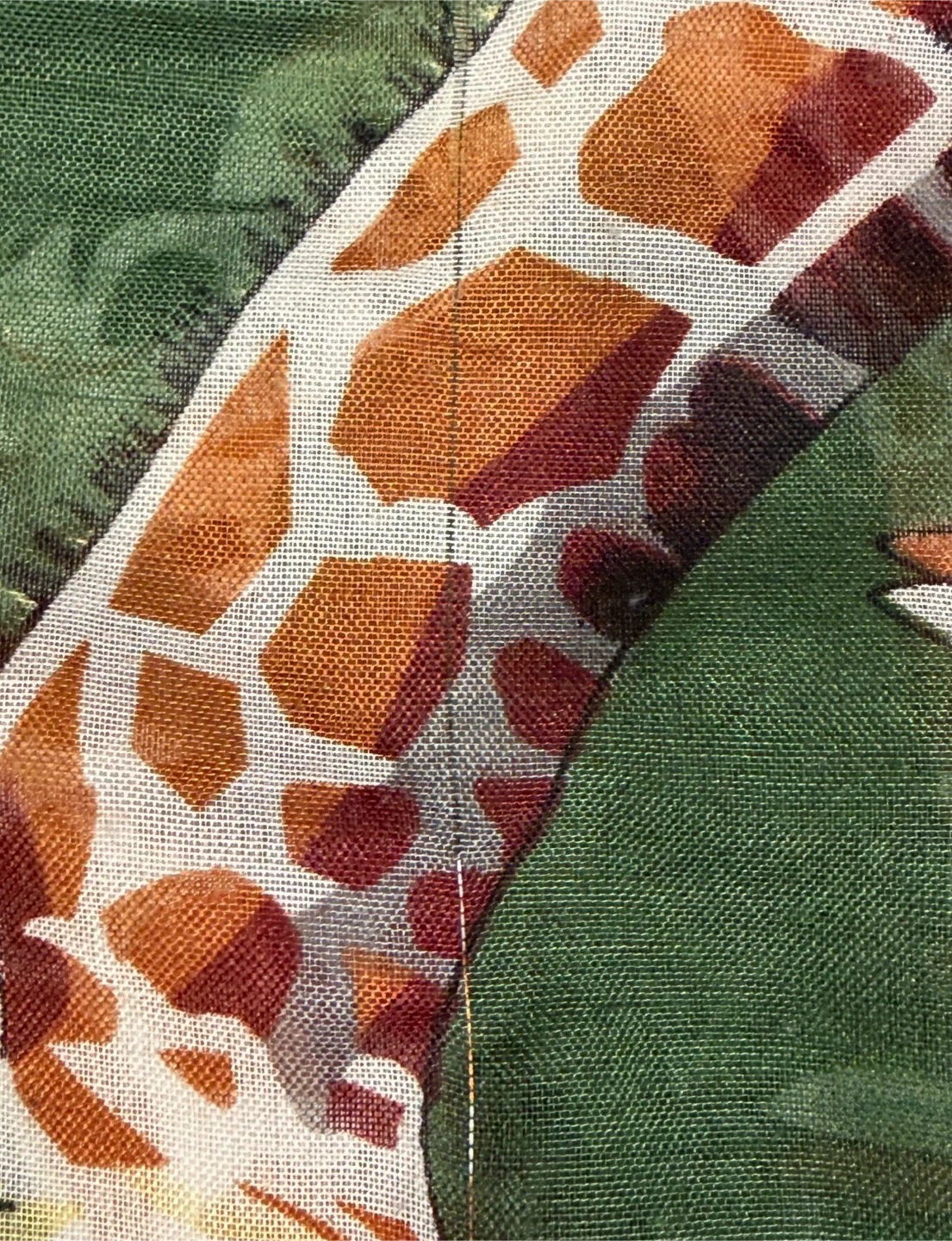 Green Giraffe Print Womens Infinity Scarf - photo 3