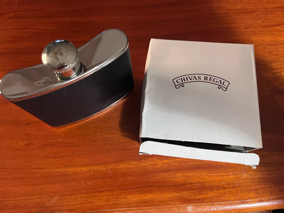 Chivas Regal Stainless Steel Flask - 4oz