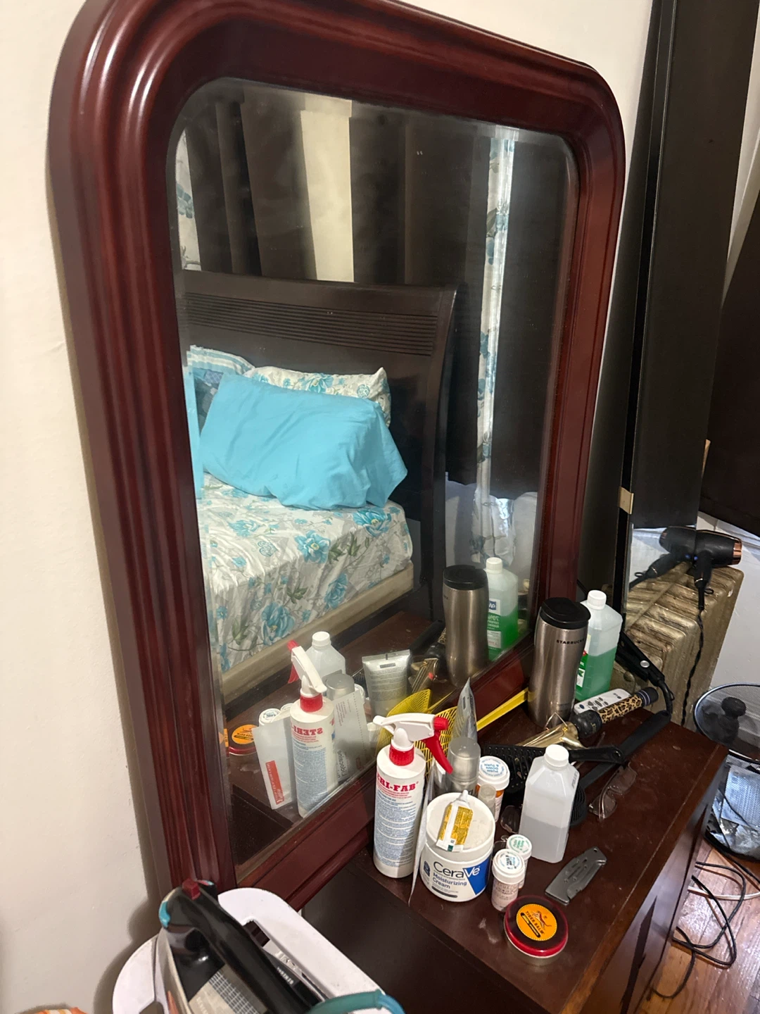 Wooden Framed Mirror