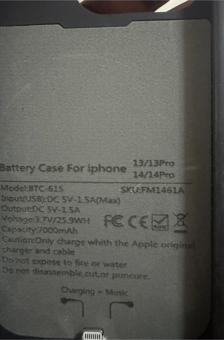 iPhone 14/14 Pro & 13/13 Pro Charging Case & Screen Protector - photo 3