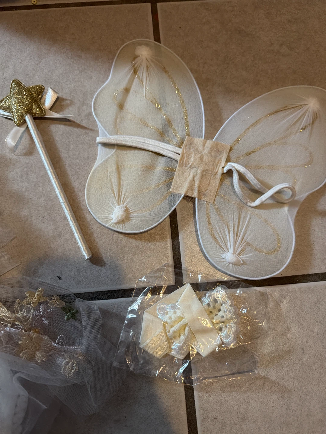 Fairy Costume Set with Wings and Wand - photo 2