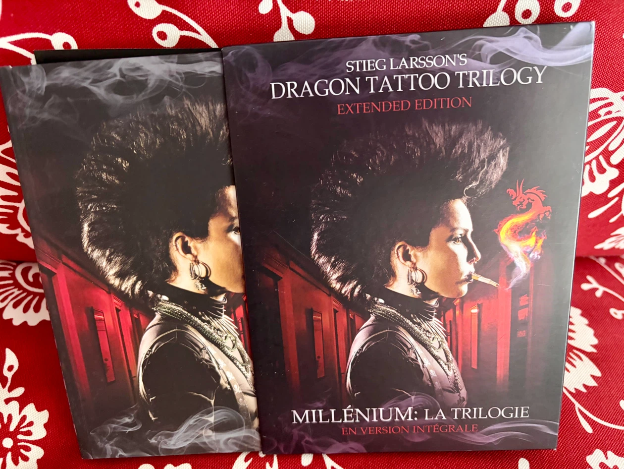 Stieg Larsson Dragon Tattoo Trilogy Edition DVD set - photo 2