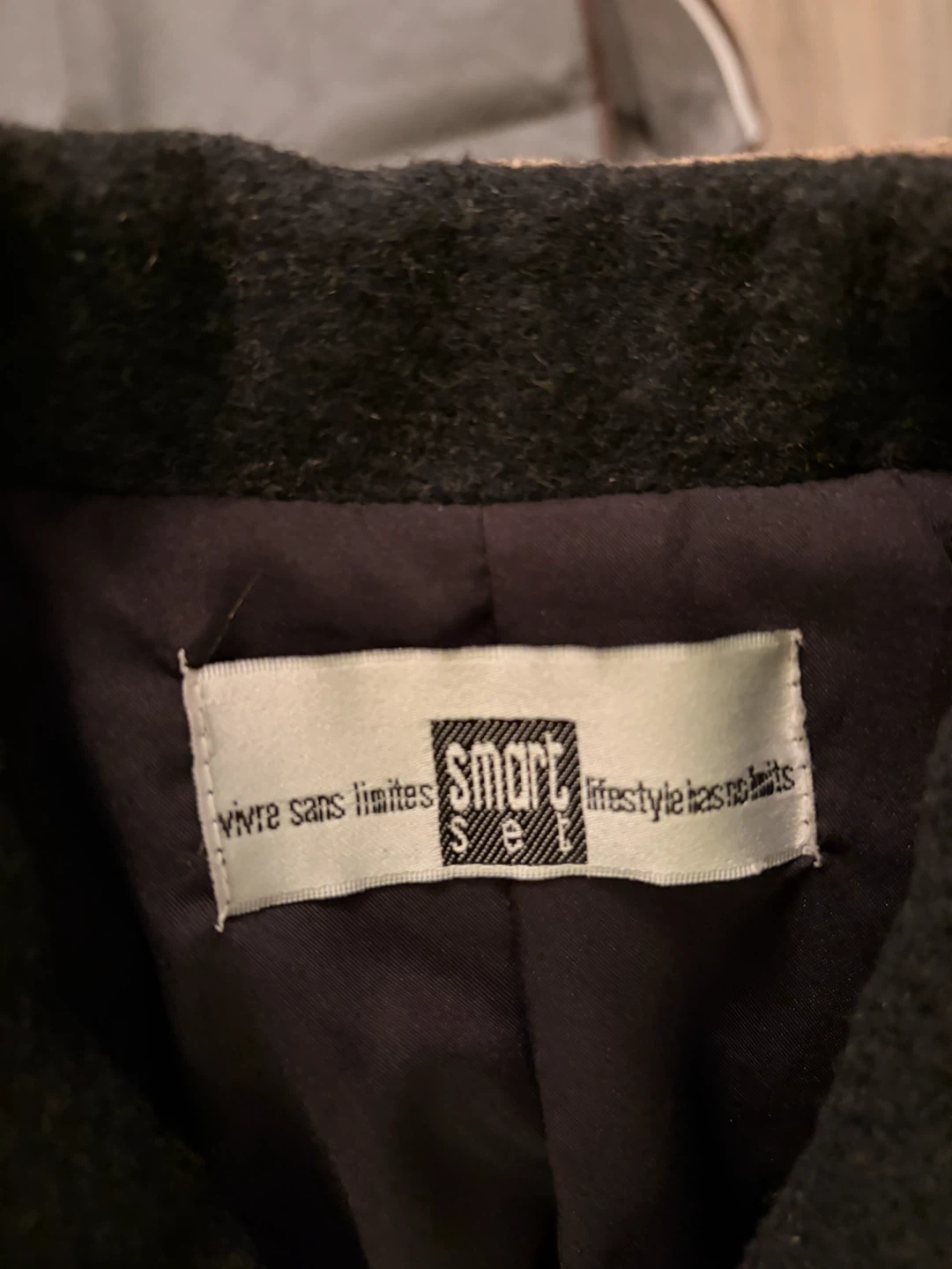 H&M Divided Black Double-Breasted Trench Coat - photo 2