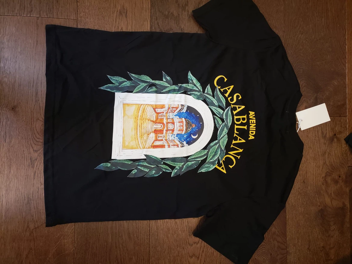 Casablanca T-Shirt Black - photo 2