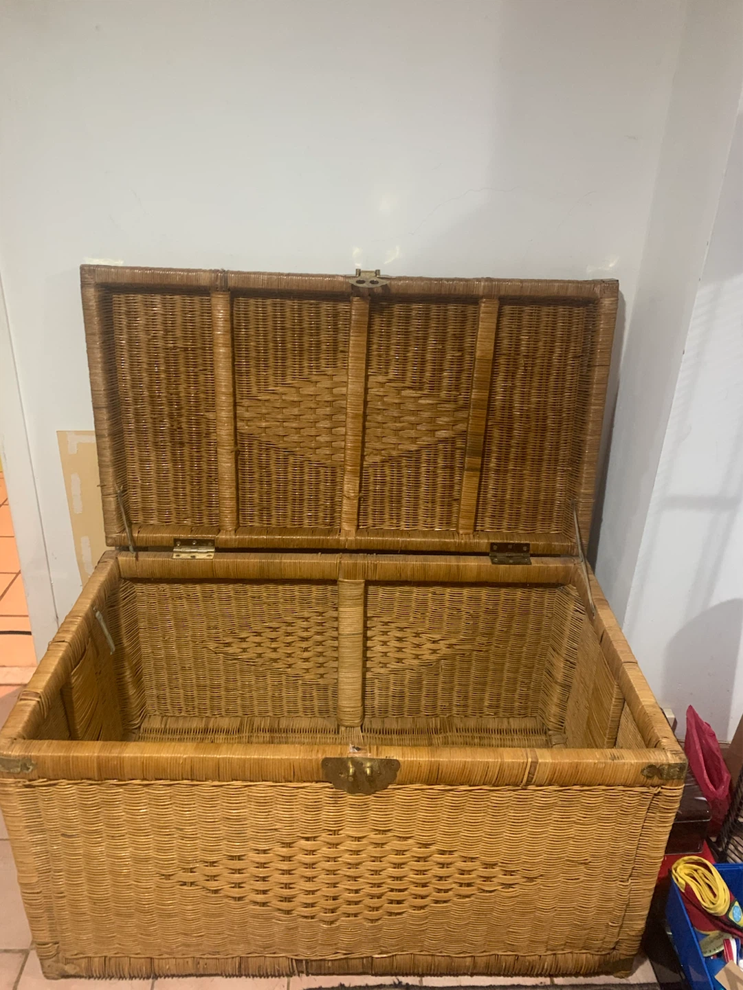 Wicker Storage Trunk - photo 2