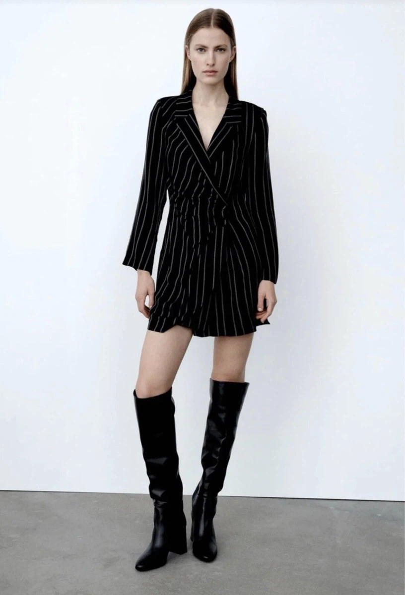 ZARA Striped Blazer Dress S - photo 2