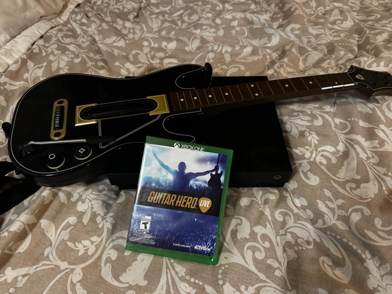 Xbox One X with Guitar Hero Live Bundle