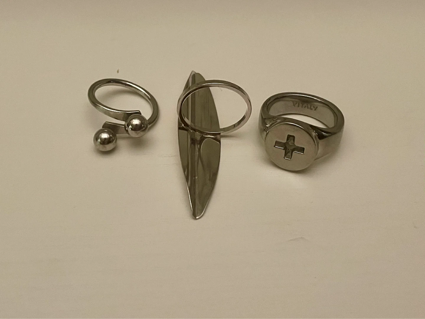 Modern Stainless Steel Rings — Biko & Vitaly