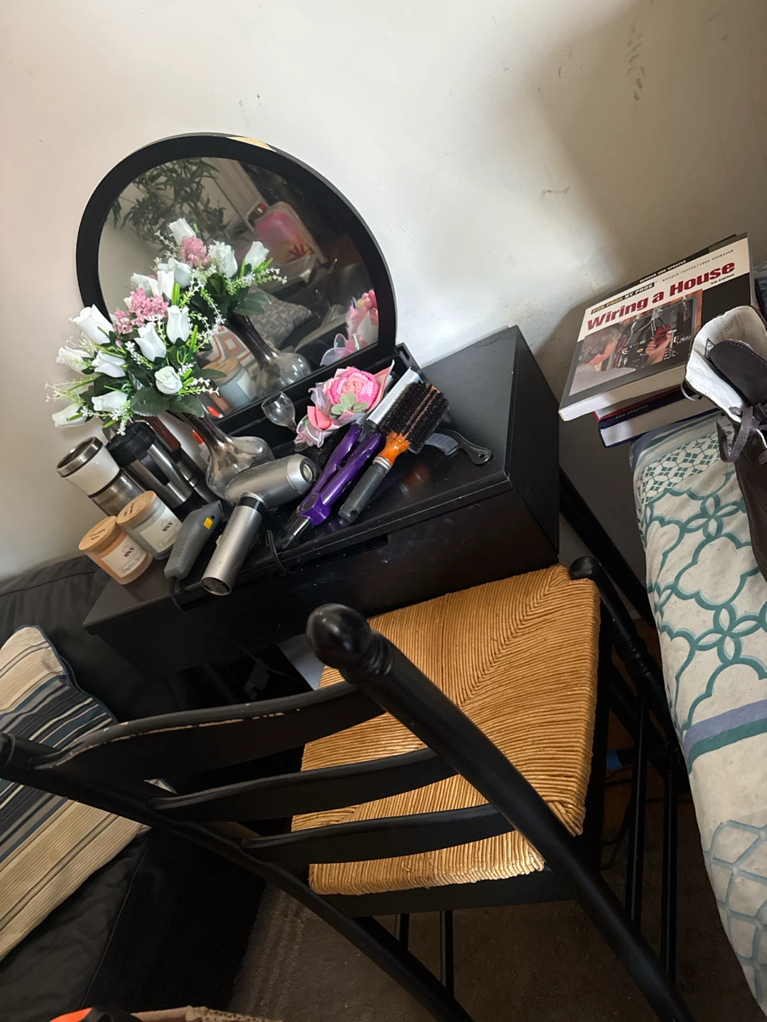 Blow Dryer and Hair Brushes