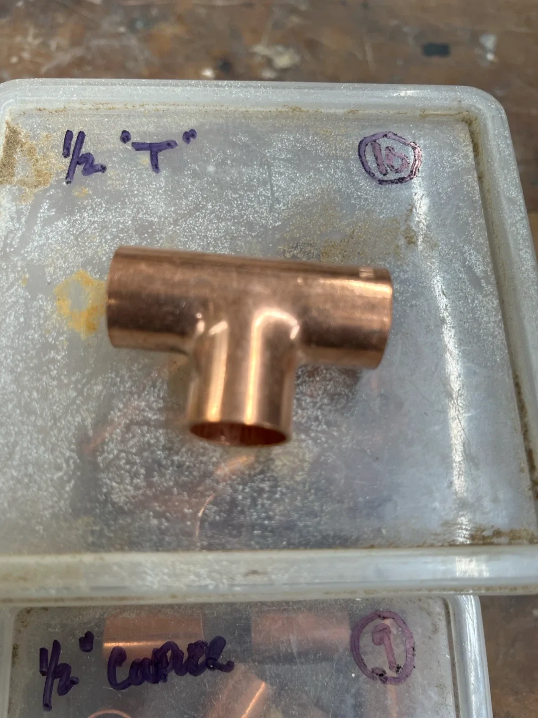 Copper Pipe Fittings - Tees and Couplers - photo 3