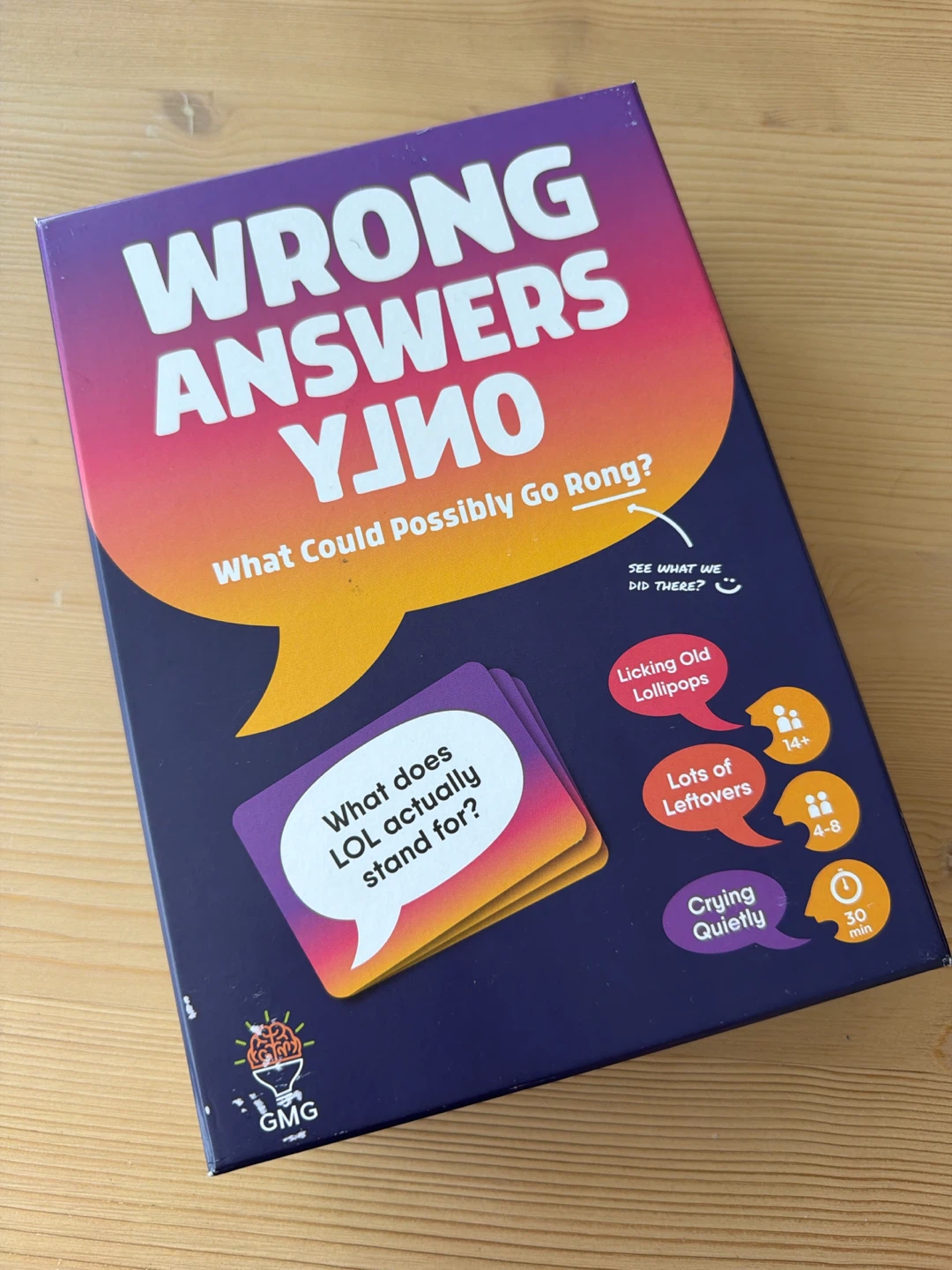 Wrong Answers Only - Adult Party Board Game