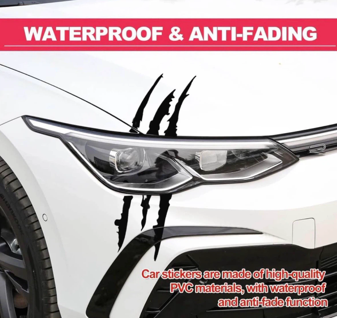 Blindspot Mirrors & Headlight Decal Sticker - photo 3
