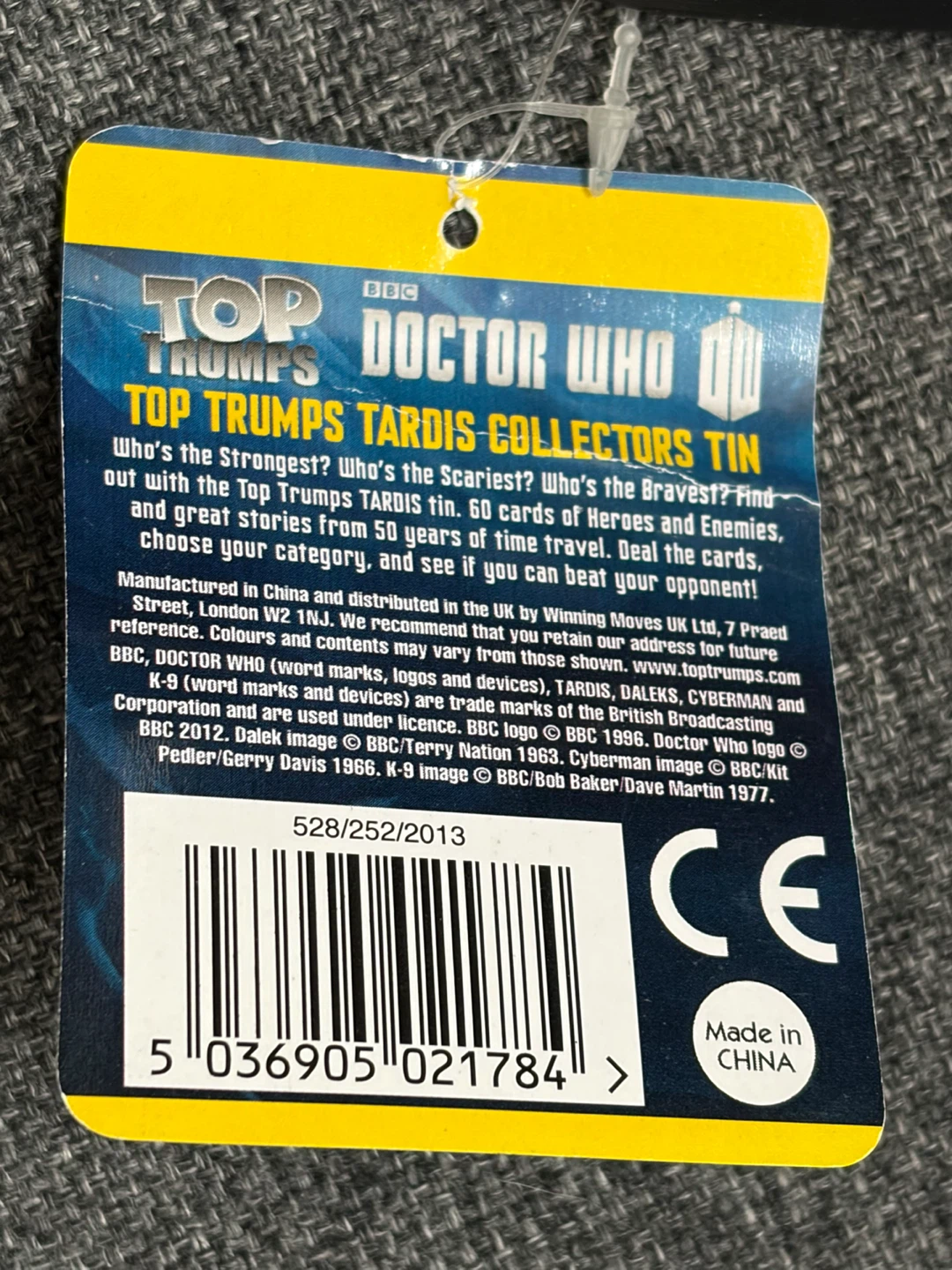 Doctor Who Top Trumps TARDIS Collectors Tin - photo 5