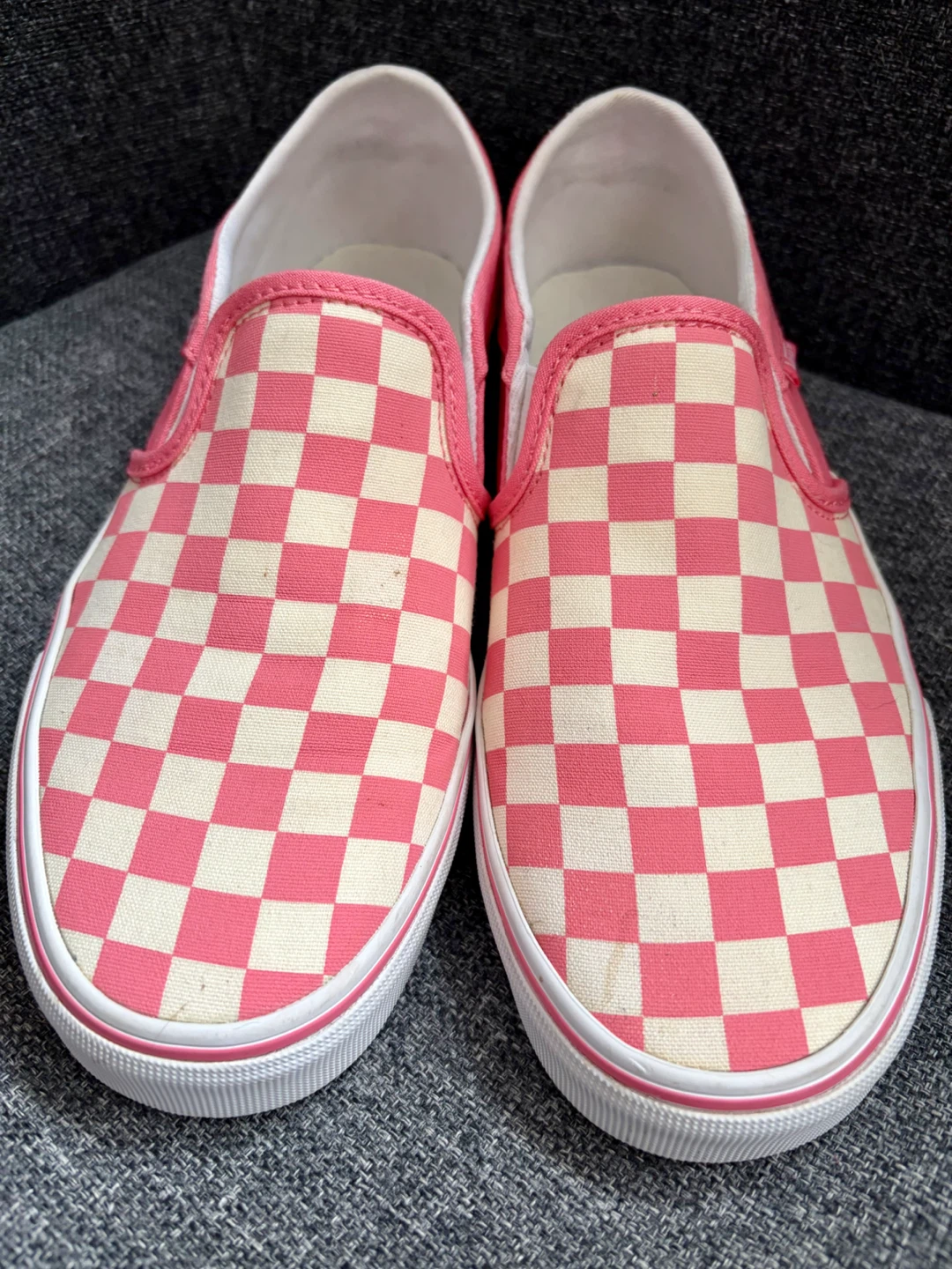 Vans Slip-On Checkerboard Pink Shoes