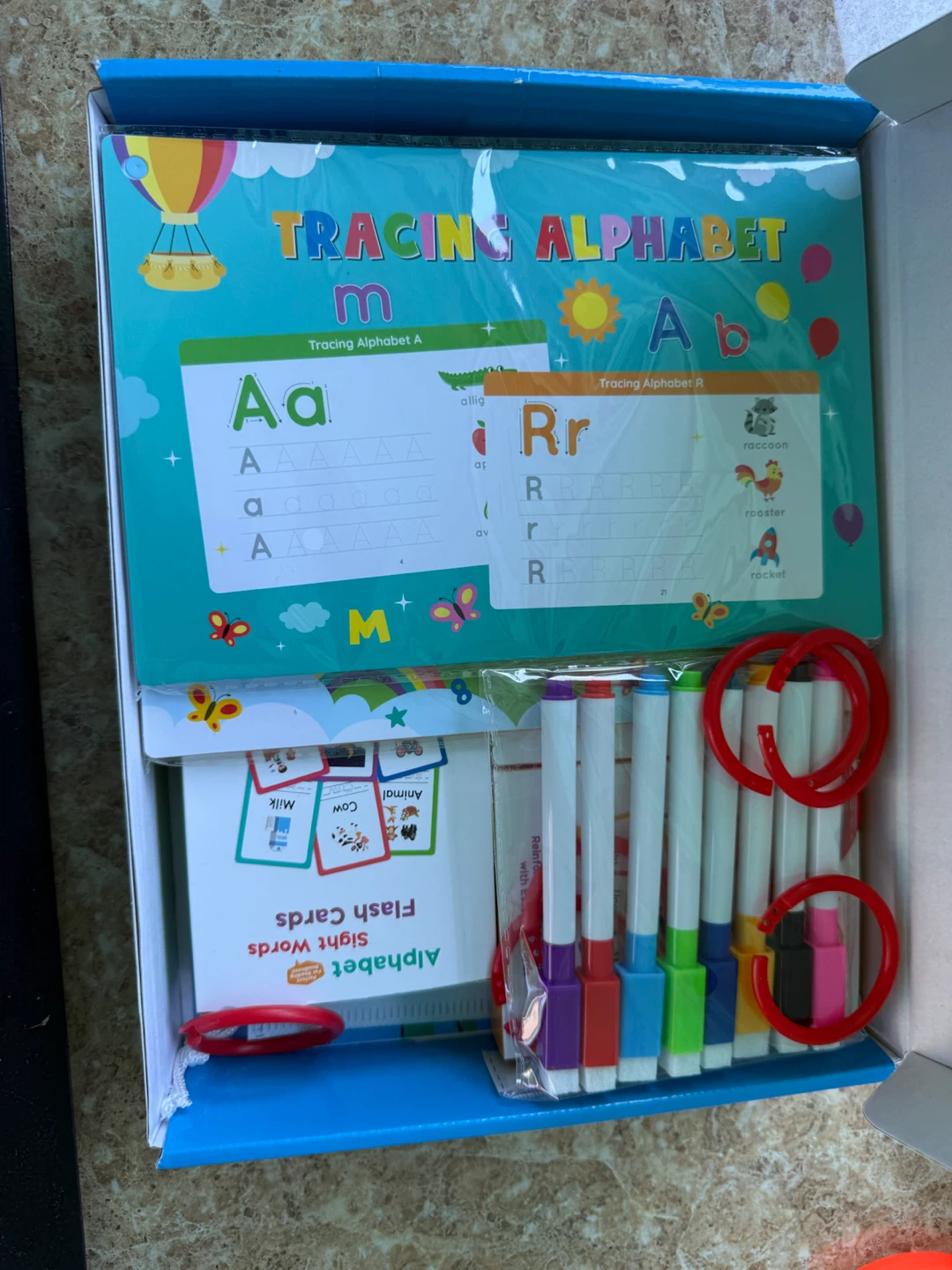 HeidMiduo Sight Words Flash Cards and Tracing Alphabet Set - photo 2