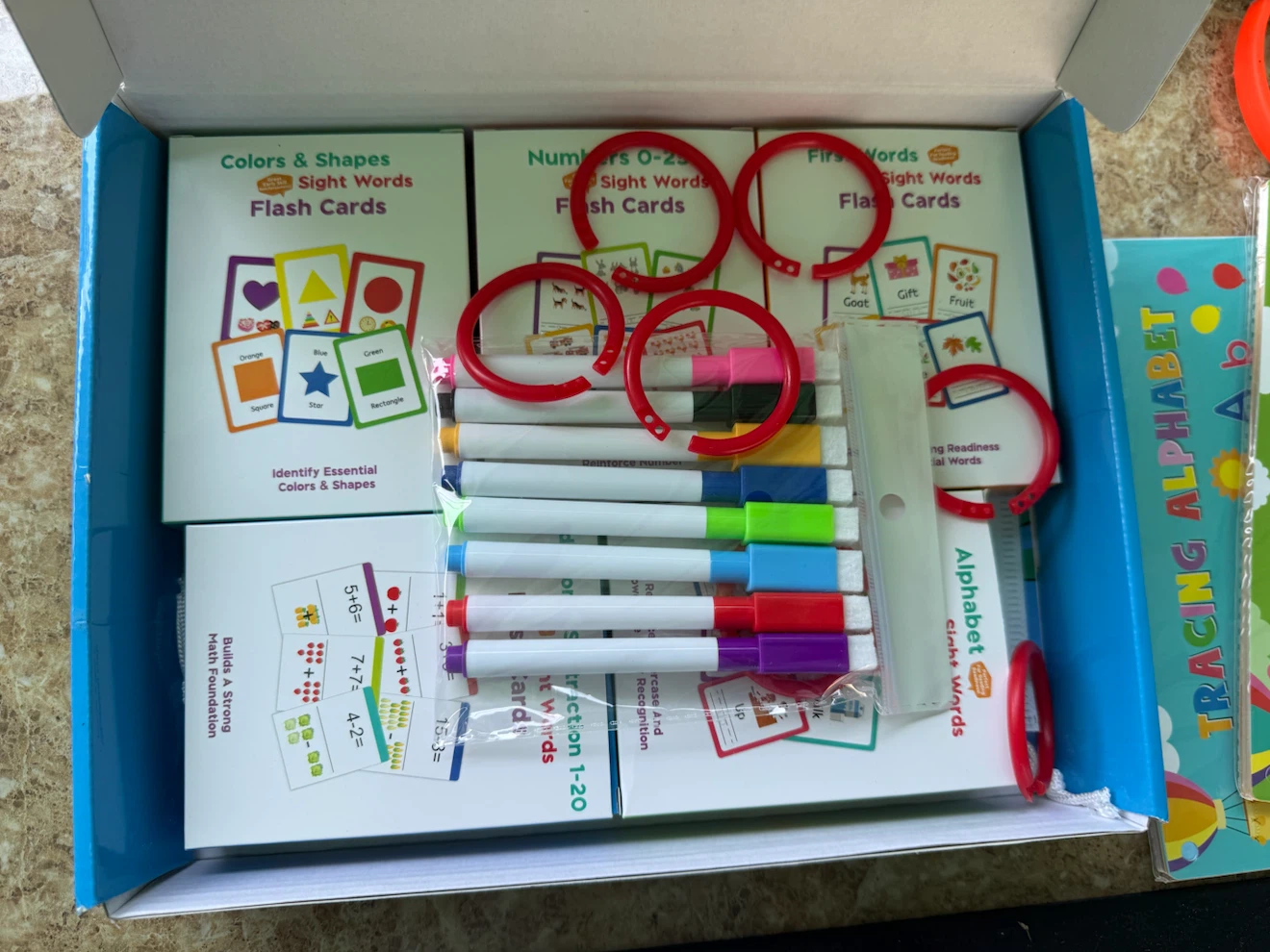 HeidMiduo Sight Words Flash Cards and Tracing Alphabet Set - photo 3