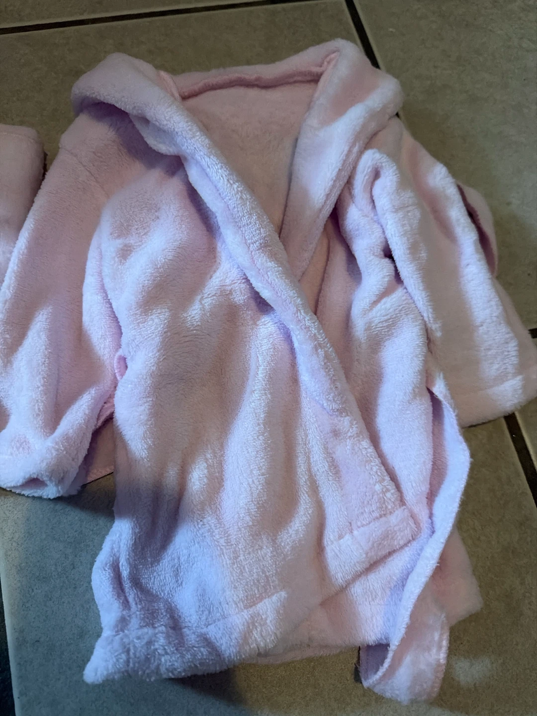 Pink Plush Robe and Towel Set - photo 2