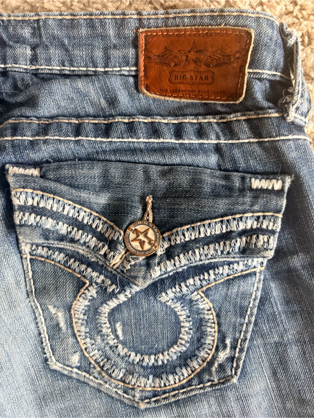 Low rise jeans