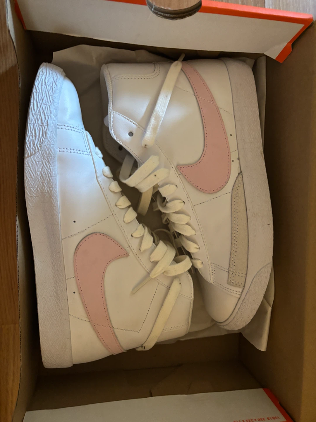 Nike Blazer Mid '77 Vintage White Pink Women's Shoes