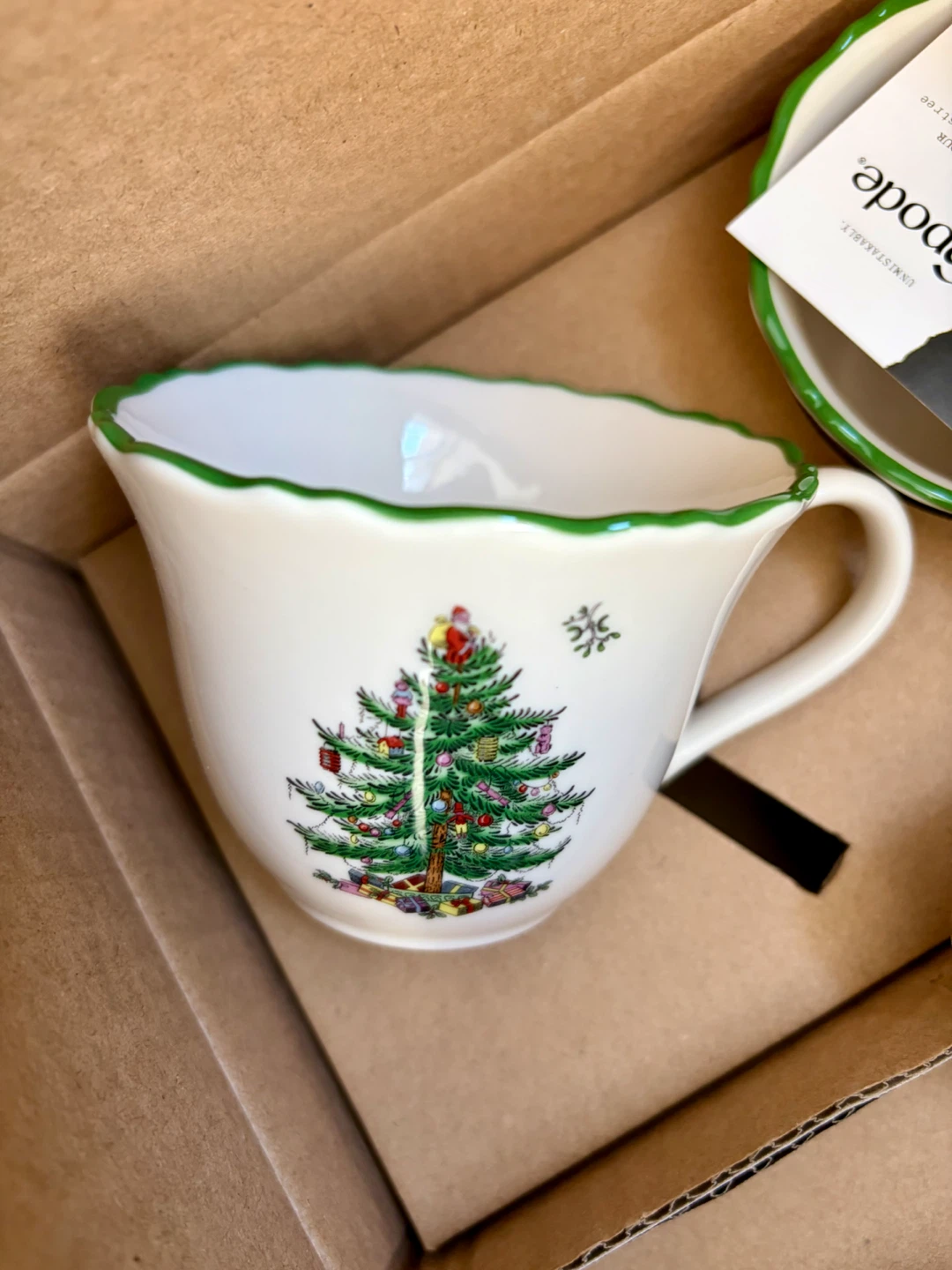 Spode Christmas Tree Punch Cups - photo 2