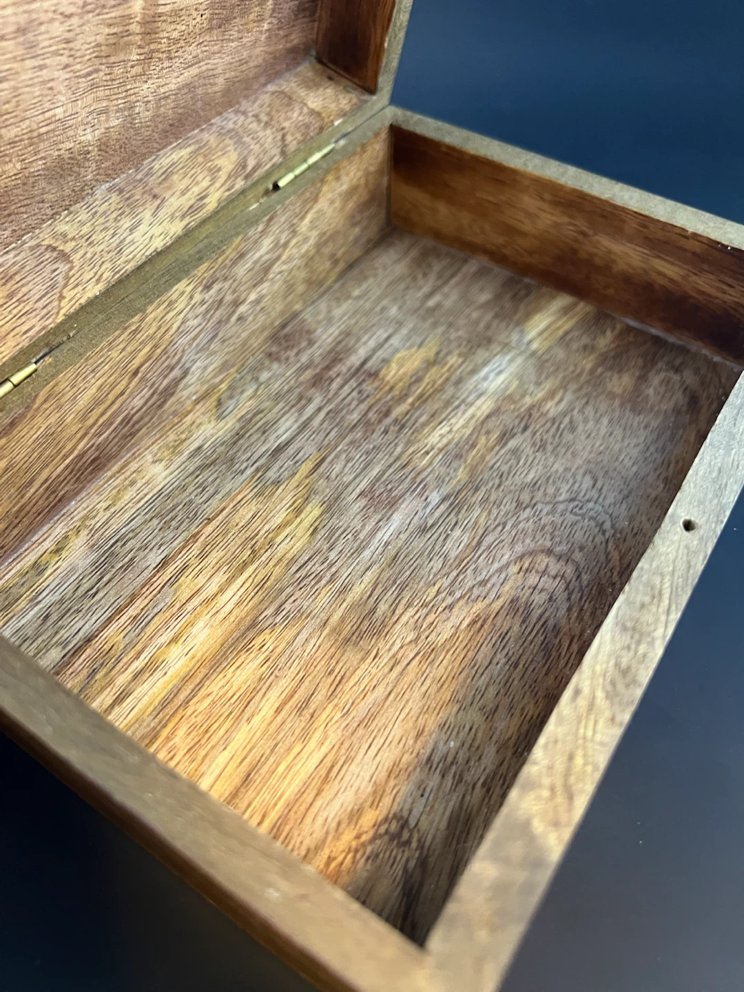 Beautiful Wooden Keepsake Box with Brass Accents - photo 4