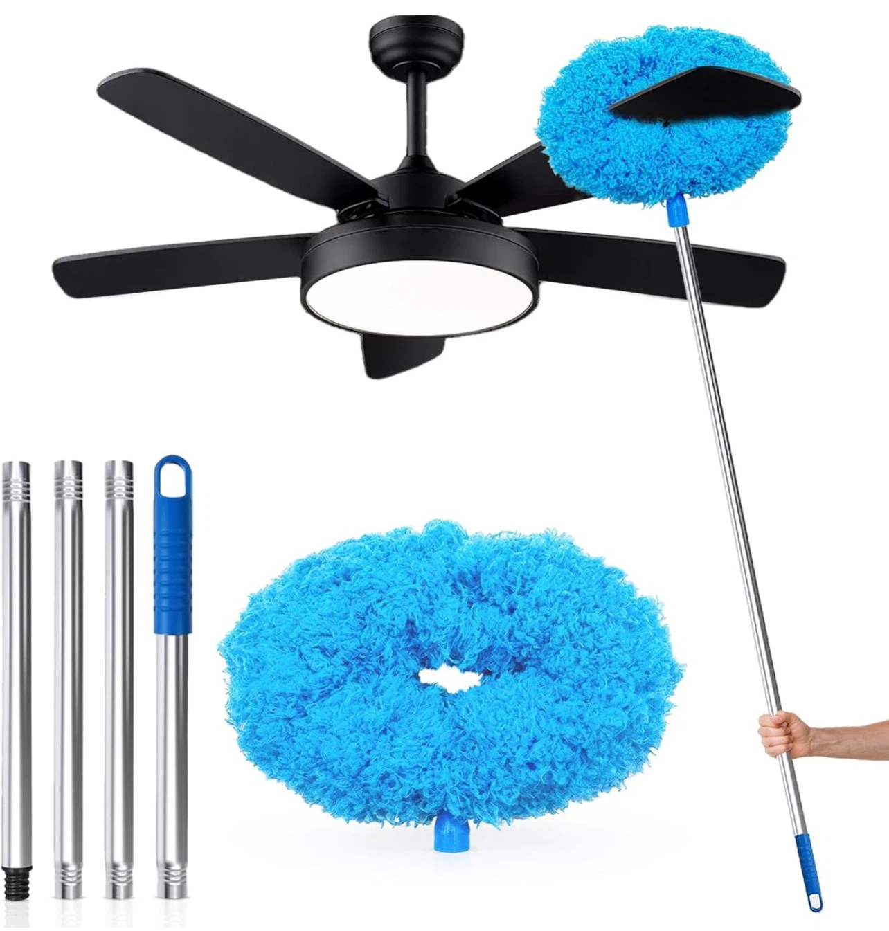 Adjustable Duster for Ceiling Fans and Blinds