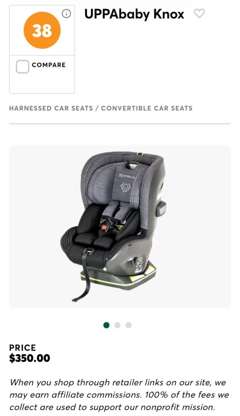 UPPAbaby Knox Convertible Car Seat