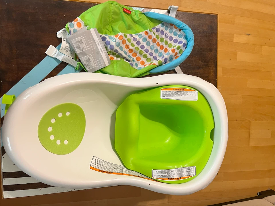 Fisher-Price 4-in-1 Baby Bath Tub with Newborn Sling - photo 3