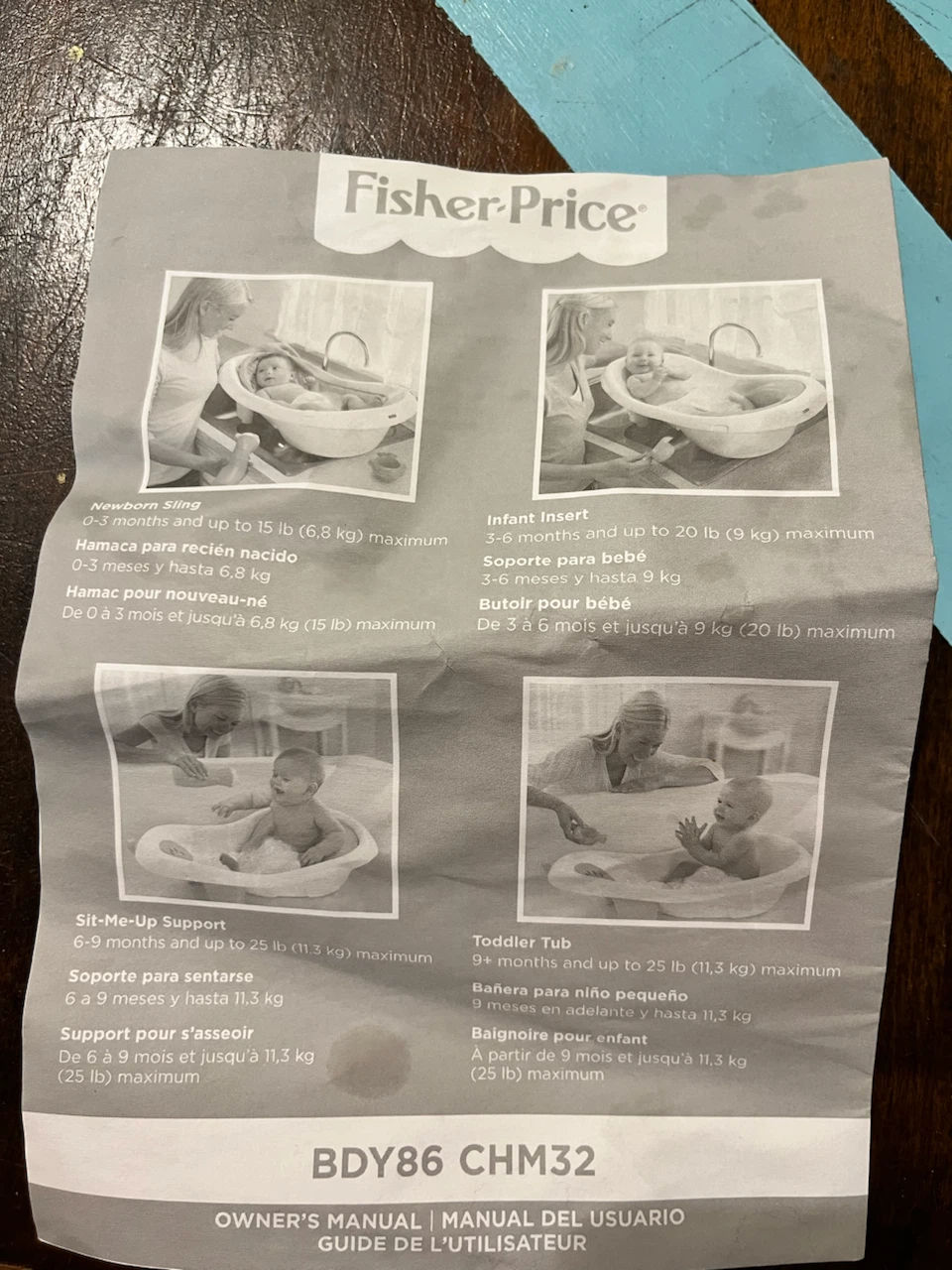 Fisher-Price 4-in-1 Baby Bath Tub with Newborn Sling - photo 4