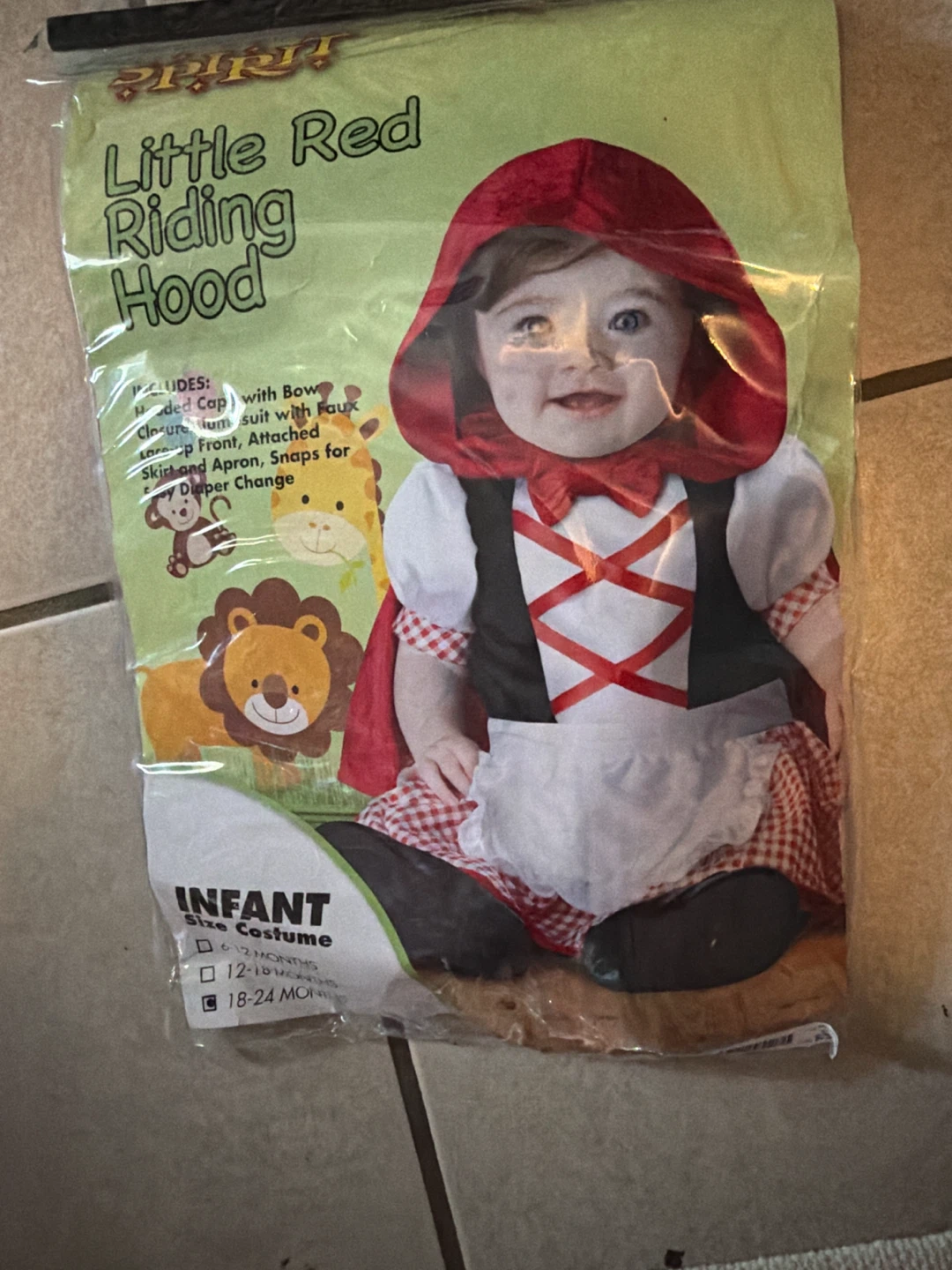 Infant Little Red Riding Hood Costume