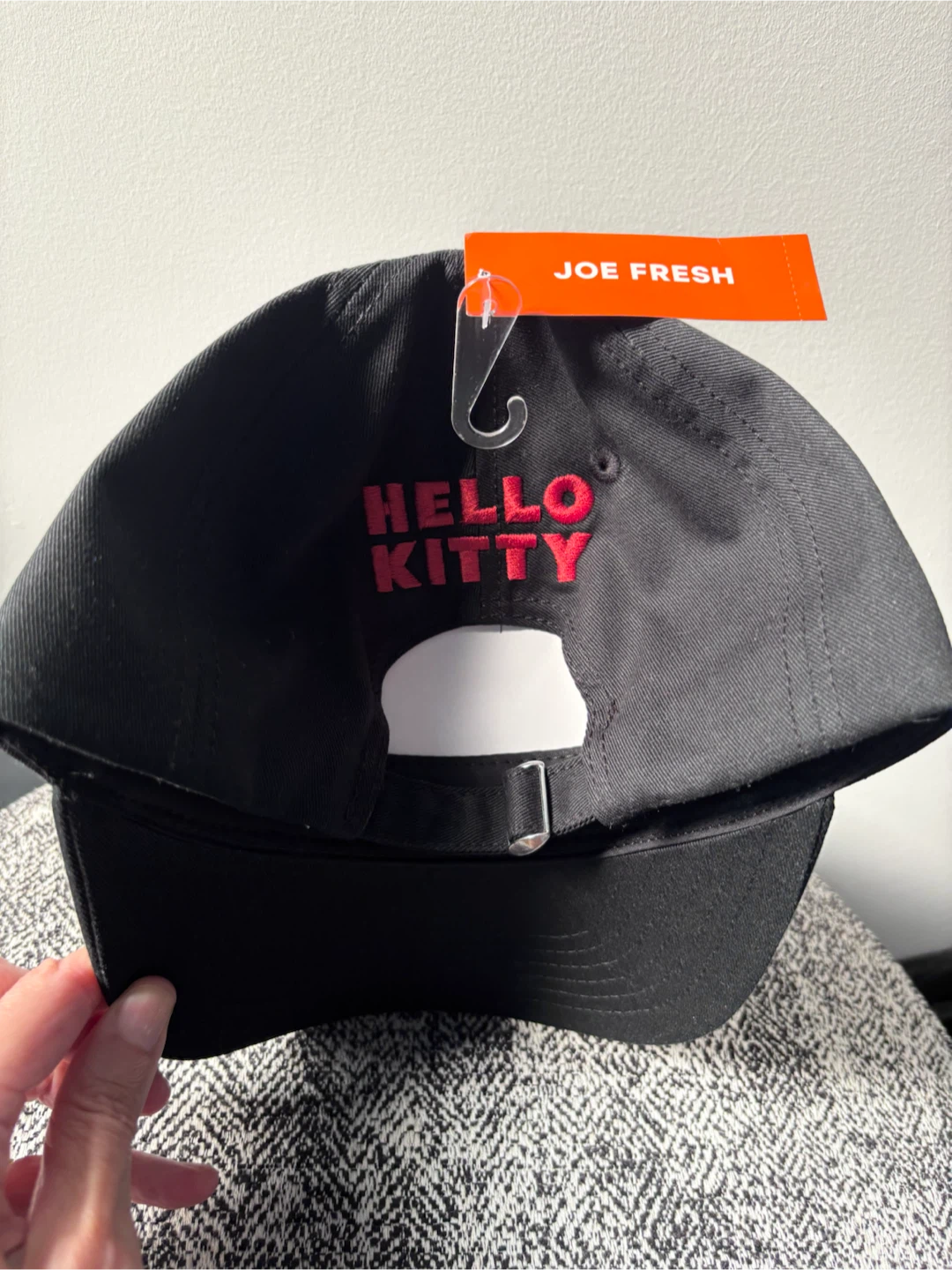 Hello Kitty Embroidered Adjustable Dad Hat, Sanrio, Black NEW - photo 4