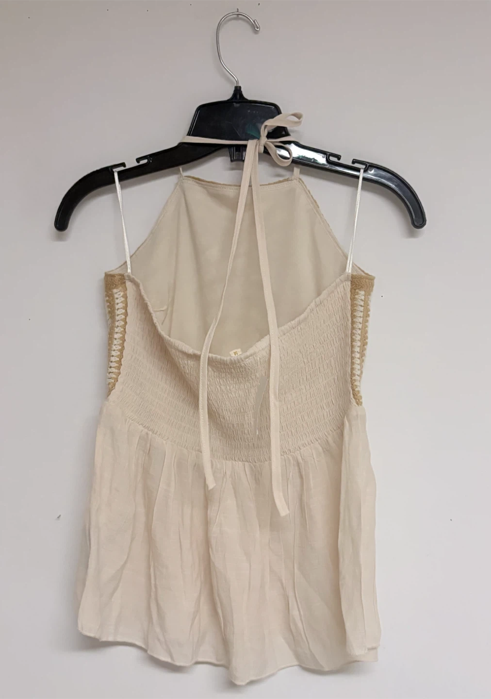 Beige Crochet Halter Top - Size M (new with tag ) - photo 2