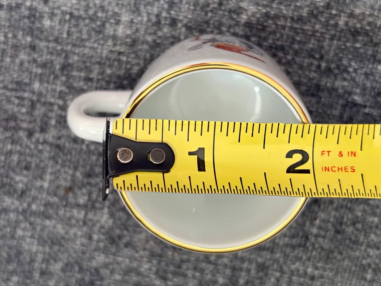 Porsgrund Norway Nisser pattern Espresso Cup and Saucer Set - photo 3