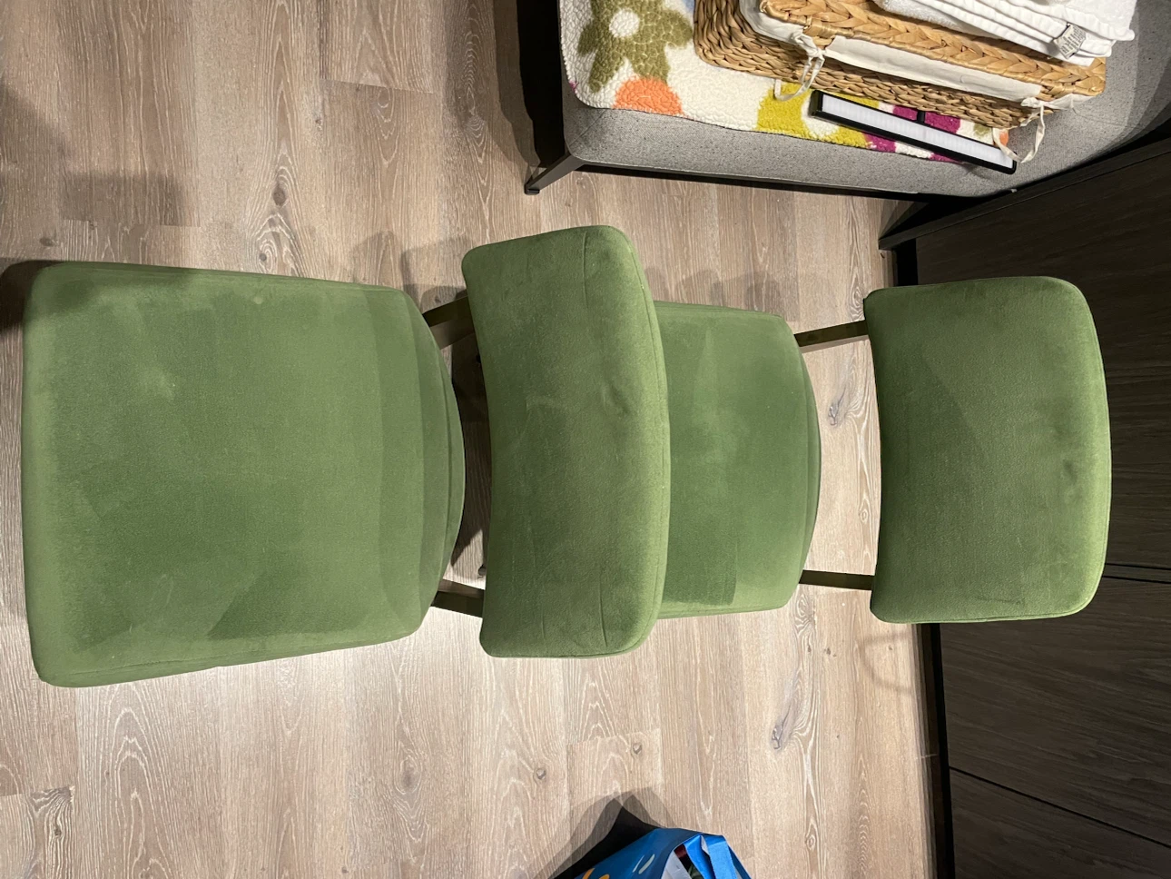 Green Velvet Dining Chair